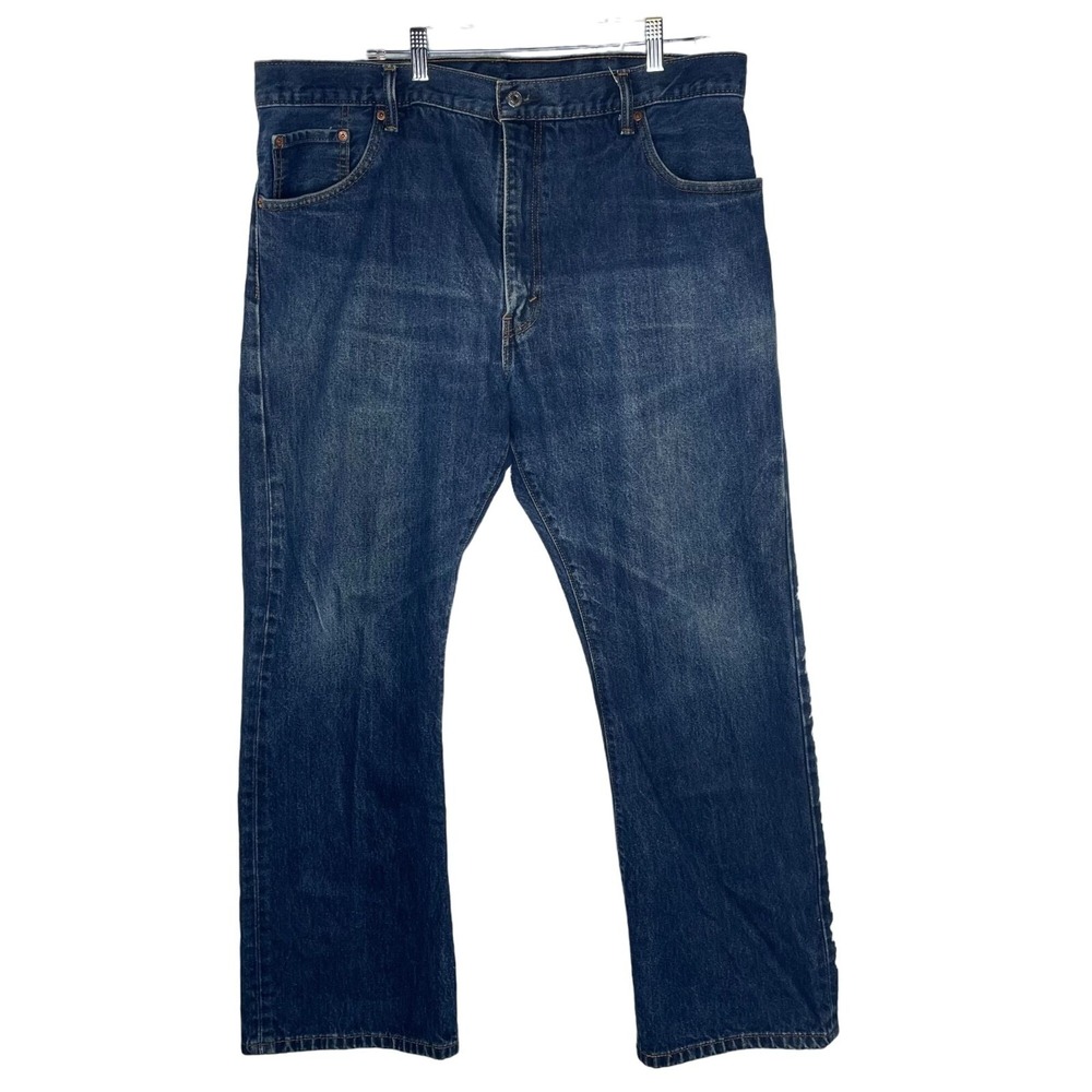 Levis 517 Mens Blue Denim Jeans 40x30 Straight Plus Size Classic Minimalist